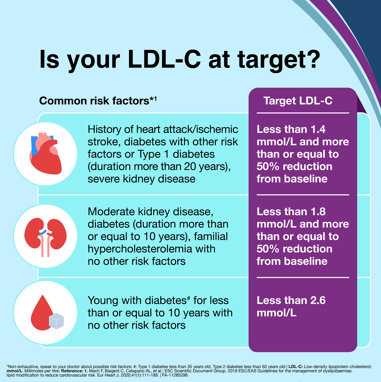 Cholesterol Disease Awareness Material